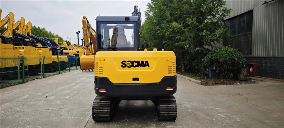 6 Ton Diesel Mini Excavators Compact Construction Machinery With Yanmar Engine High Efficiency