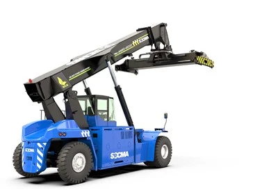 Xe nâng điện 45 tấn chạy bằng pin lithium cho thiết bị cảng container