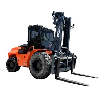SOCMA SẢN PHẨM MỚI Nhà máy Giá 10 tấn 4 Bánh xe Drive Rough Terrain Diesel Forklift với Chứng chỉ CE