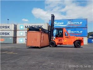 Xe nâng với Bộ xử lý container nâng hàng đầu
