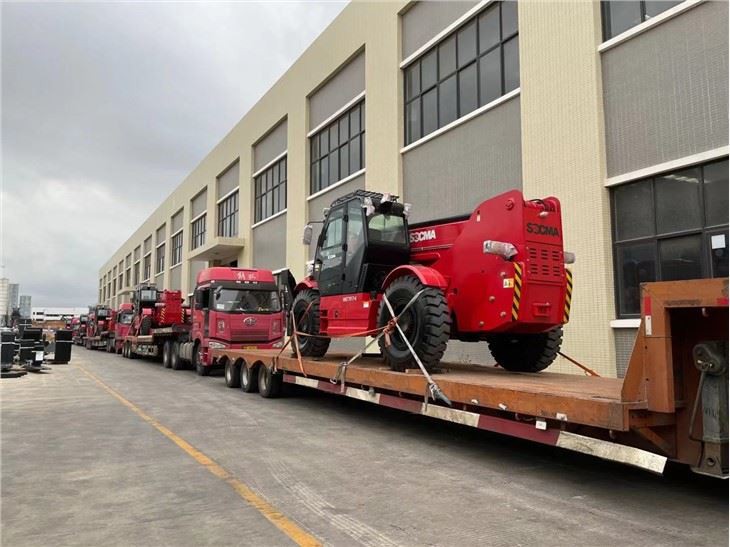 Chiều cao nâng 17m Máy xúc kính thiên văn