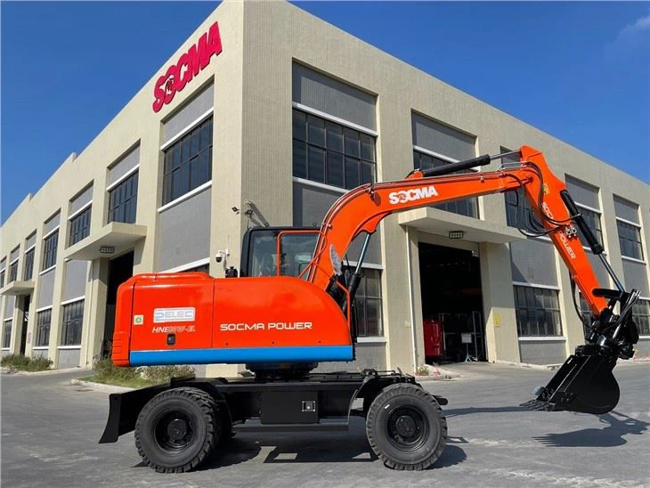battery powered excavator